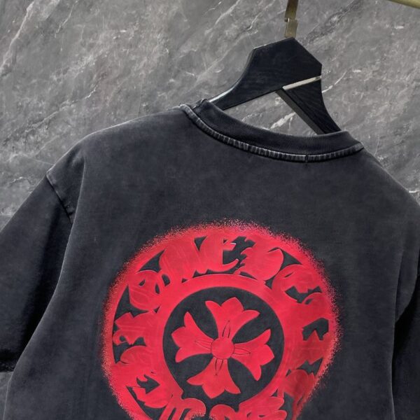 T-shirt Chrome Hearts Cross Graphic Print CH070 - Image 6