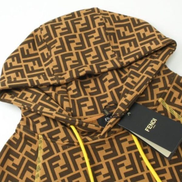Hoodie Fendi Fendi FF Monogram FE004 - Image 9