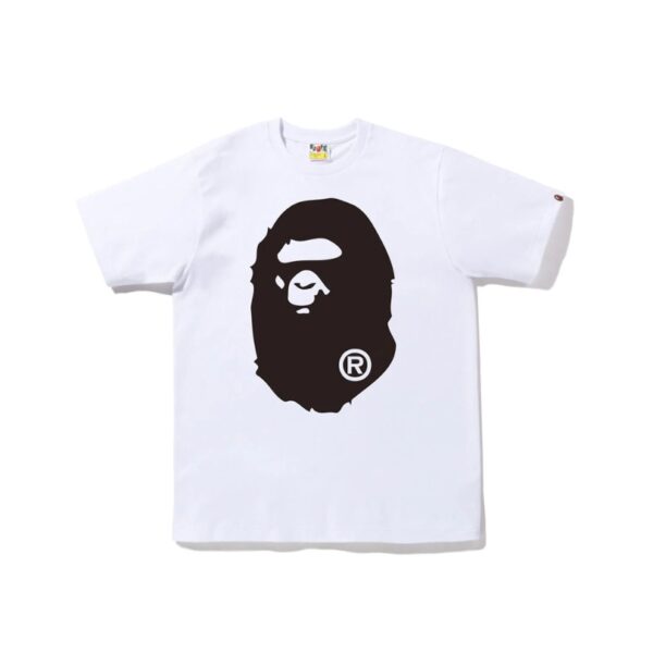 T-shirt BAPE Classic Ape Head White BP076 - Image 1