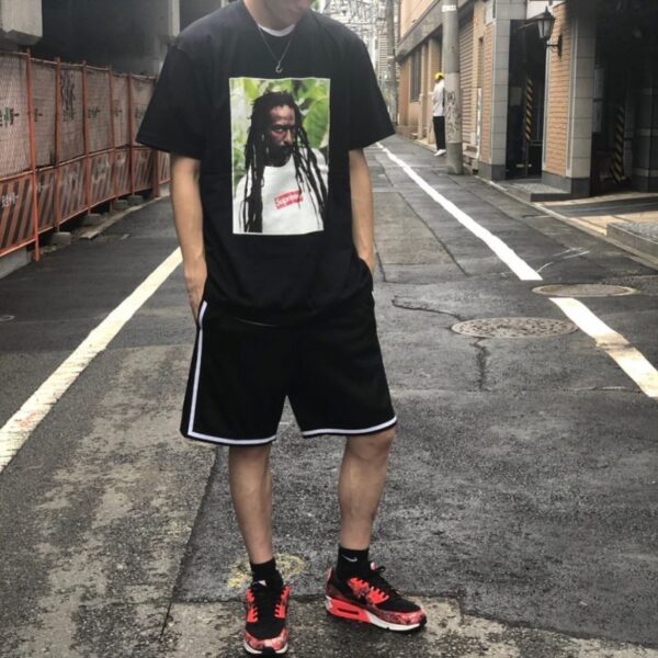 T-shirt Supreme Buju Banton Photo Black SP018 - Image 2