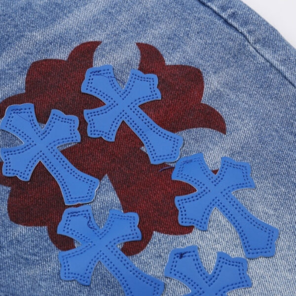 Jeans Chrome Hearts Box Cross Patch CH023 - Image 5