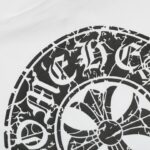 T-shirt Chrome Hearts Horseshoe White Logo CH015 - Image 6