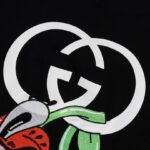 T-shirt Gucci GG Cherry Black GC031 - Image 5