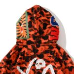 Hoodie BAPE XO Camo Red Full Zip BP020 - Image 11