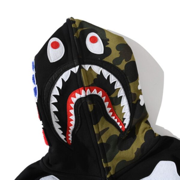 Hoodie BAPE Skull Camo Full Zip BP021 - Image 7