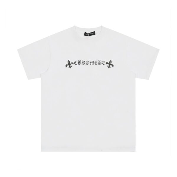 T-shirt Chrome Hearts Horseshoe White Logo CH015 - Image 1