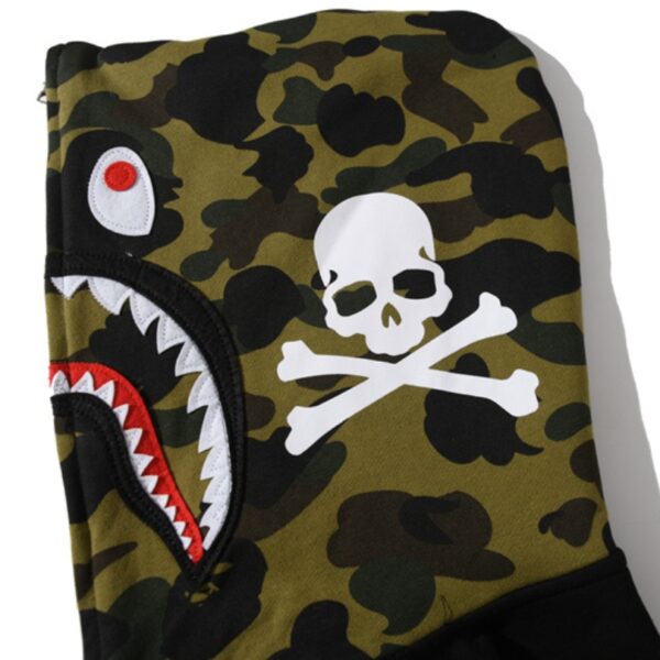 Hoodie BAPE Skull Camo Full Zip BP021 - Image 8