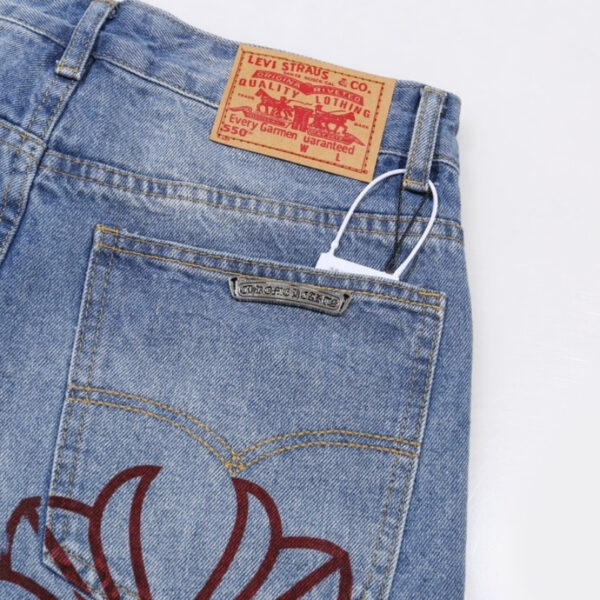 Jeans Chrome Hearts Box Cross Patch CH023 - Image 6