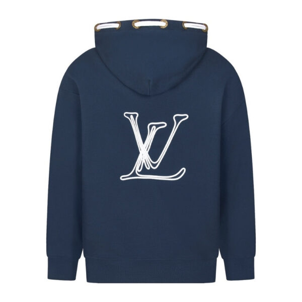 Hoodie Louis Vuitton LV Logo LV055 - Image 4