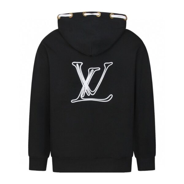 Hoodie Louis Vuitton LV Logo LV055 - Image 5