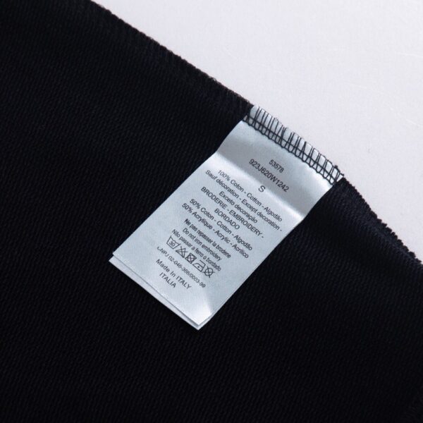 Hoodie Dior Black Be Nice Graphic DO055 - Image 10