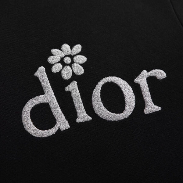 Hoodie Dior Black Be Nice Graphic DO055 - Image 4