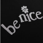 Hoodie Dior Black Be Nice Graphic DO055 - Image 5