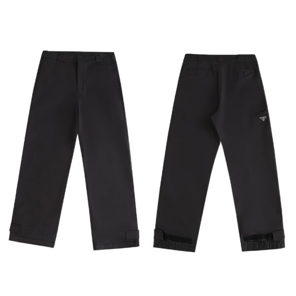 Pants Prada Nylon Adjustable Cuffs Black PD010 - Image 4