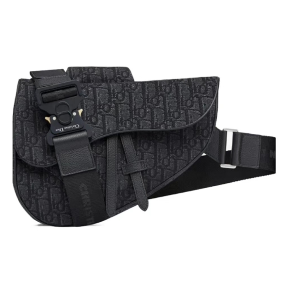 Bag Dior Oblique Black Canvas DO036 - Image 1