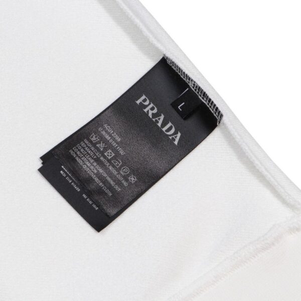 Sweatshirt Prada Deer Embroidery White PD023 - Image 10
