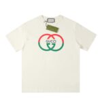 T-shirt Gucci Interlocking Logo White GC014