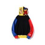 Hoodie BAPE Color Block Full Zip BP019 - Image 2