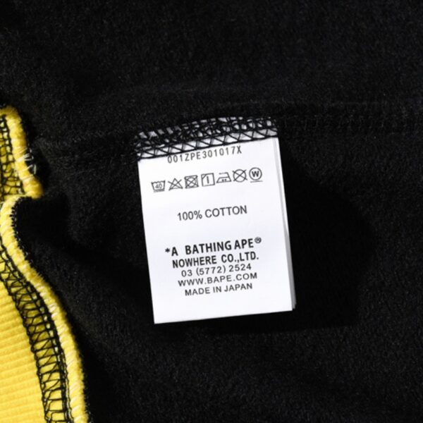 Hoodie BAPE Color Block Full Zip BP019 - Image 11