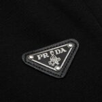 Shorts Prada Logo Patch Black PD012 - Image 4