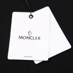 T-shirt Moncler Black Embroidered Logo Tee MCL005 - Image 7