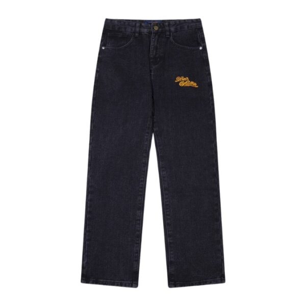 Jeans Louis Vuitton LV Dark Wash Embroidered - Image 1