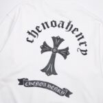 Sweatshirt Chrome Hearts Cross Print White CH050 - Image 6