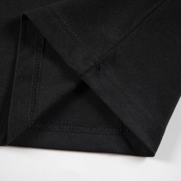 T-shirt Louis Vuitton Blue Graffiti Black Logo LV019 - Image 6