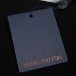 T-shirt Louis Vuitton Rope Logo Black LV026 - Image 9