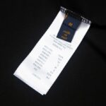 T-shirt Louis Vuitton Rope Logo Black LV026 - Image 10