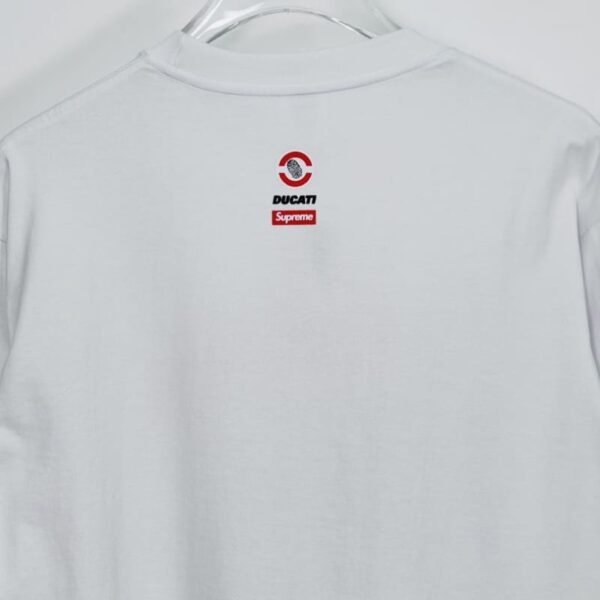 T-shirt Supreme Ducati Racing Graphic White SP038 - Image 7