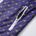 Jacket Gucci Monogram Stripe Blue GC078 - Image 6