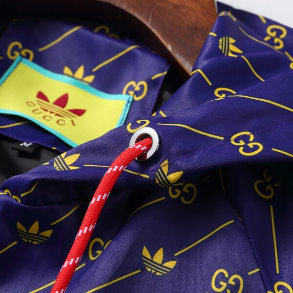 Jacket Gucci Monogram Stripe Blue GC078 - Image 13