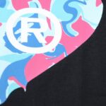 T-shirt BAPE Color Camo Ape Head Black BP006 - Image 5