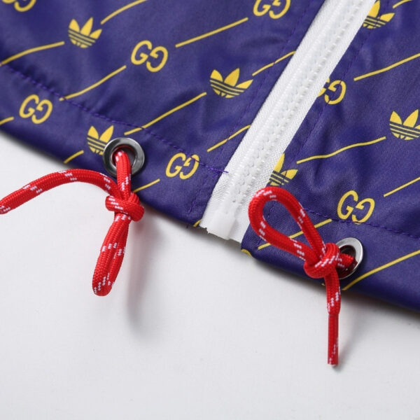 Jacket Gucci Monogram Stripe Blue GC078 - Image 10