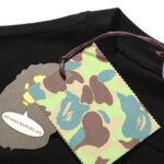 T-shirt BAPE Baby Milo Banana Ape Head Black BP052 - Image 7