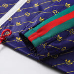 Jacket Gucci Monogram Stripe Blue GC078 - Image 8