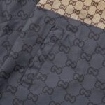 Jacket Windbreaker Gucci Monogram Beige Brown GC112 - Image 9