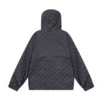 Jacket Windbreaker Gucci Monogram Beige Brown GC112 - Image 4