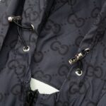 Jacket Windbreaker Gucci Monogram Beige Brown GC112 - Image 7