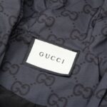 Jacket Windbreaker Gucci Monogram Beige Brown GC112 - Image 11