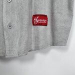 Jersey Supreme Button-Up Mesh Logo Embroidery SP043 - Image 8