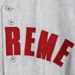 Jersey Supreme Button-Up Mesh Logo Embroidery SP043 - Image 7