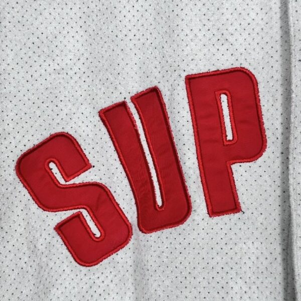 Jersey Supreme Button-Up Mesh Logo Embroidery SP043 - Image 6