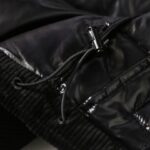 Jacket Puffer Moncler with Logo Trim Hood MCL019 - Image 11