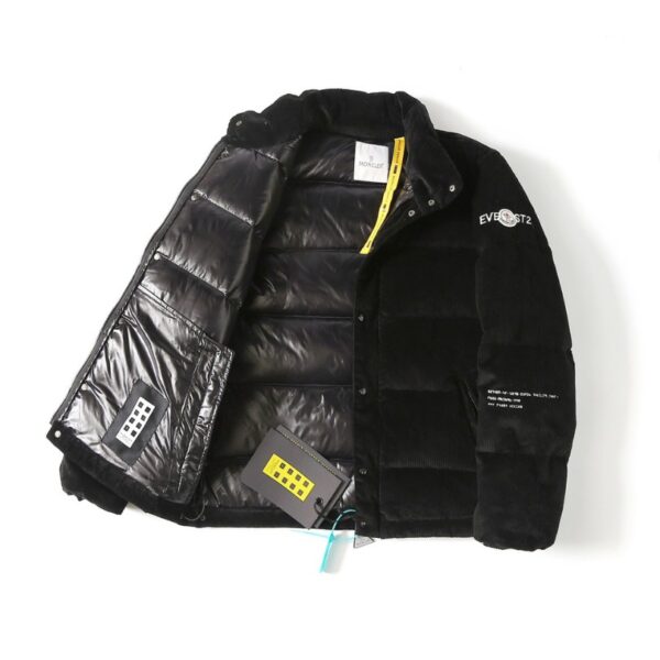 Jacket Puffer Moncler with Logo Trim Hood MCL019 - Image 4