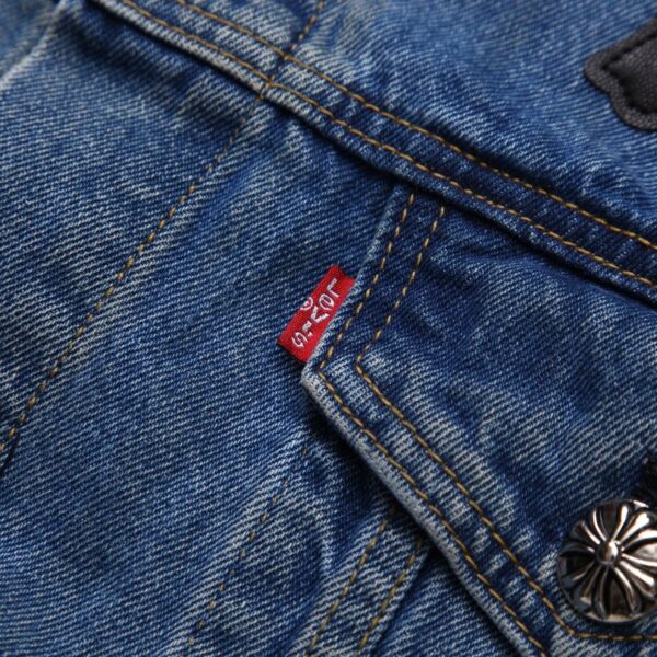 Denim Jacket Chrome Hearts Cross Patch CH052 - Image 16
