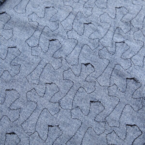 Denim Jacket Chrome Hearts Cross Patch CH052 - Image 13