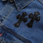 Denim Jacket Chrome Hearts Cross Patch CH052 - Image 11