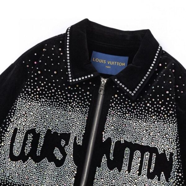 Jacket Louis Vuitton LV Crystal Embellished LV052 - Image 4